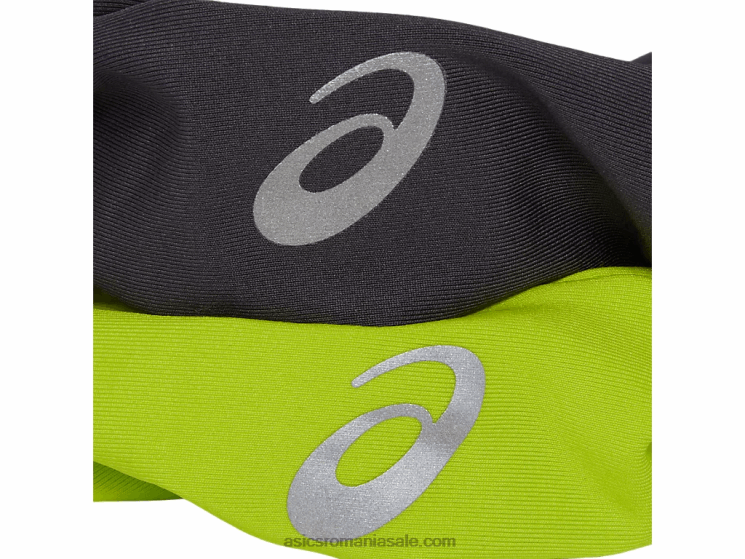 Asics wow/gri oțel noul scrunchie puternic reutilizat ZF4642994