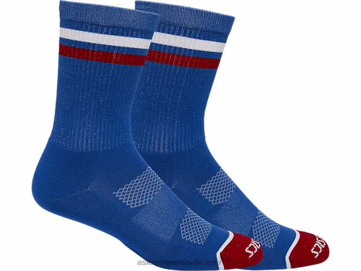 Asics albastru electric/rosu electric sosete echipaj SUA ZF4641288
