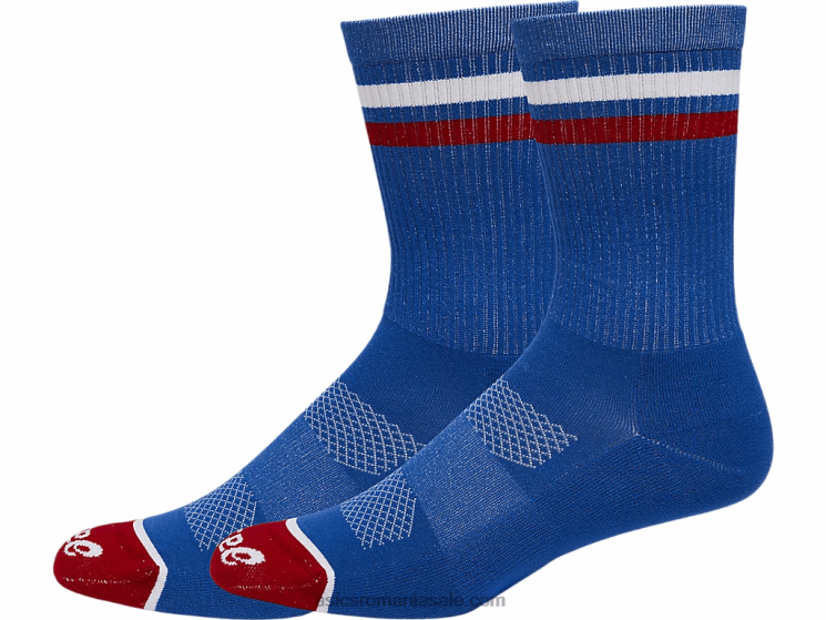 Asics albastru electric/rosu electric sosete echipaj SUA ZF4641288
