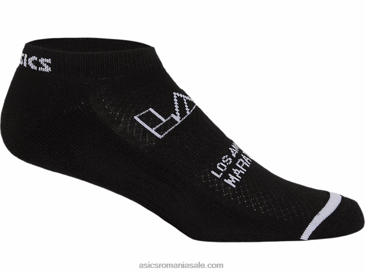Asics negru/alb/gri pernă joasă pachet de 3 lam ZF4641369
