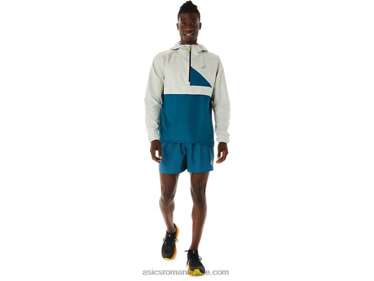 Asics cerneală teal/light salvie anorac pentru bărbați Fujitrail ZF464523