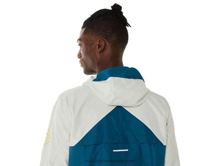 Asics cerneală teal/light salvie anorac pentru bărbați Fujitrail ZF464523