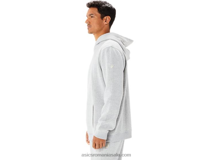 Asics erica gri deschis hanorac pentru bărbați duminică fleece lam ZF4641346
