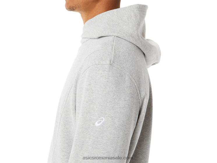 Asics erica gri deschis m sunday fleece hoody wch ZF4641284