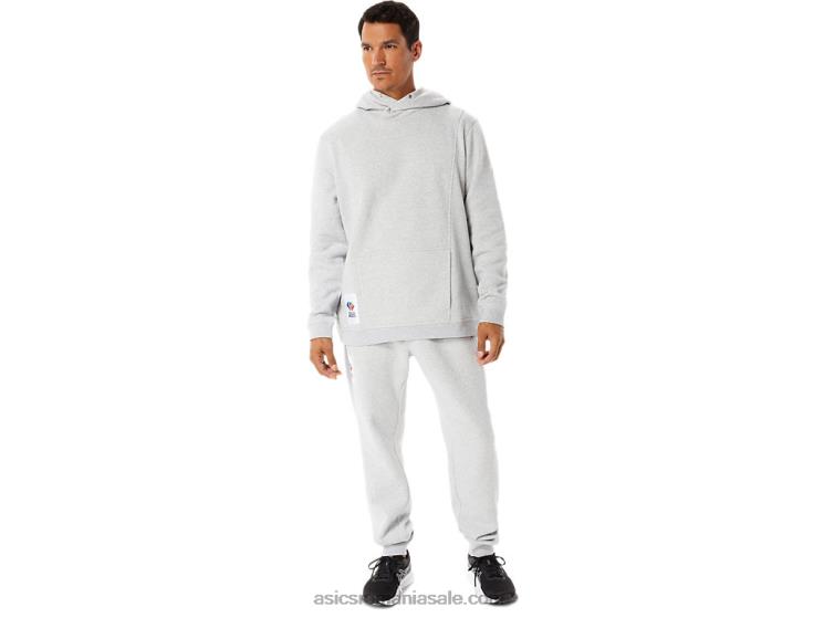 Asics erica gri deschis m sunday fleece hoody wch ZF4641284