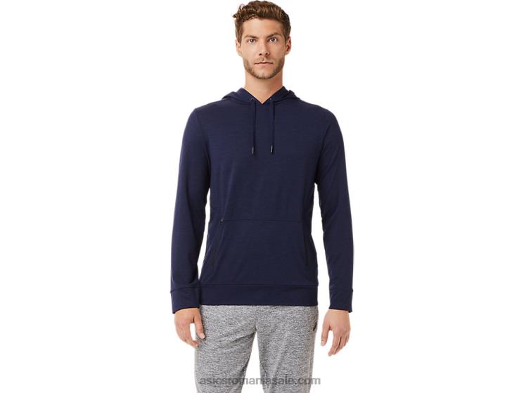 Asics peaton heather pulover tehnic pentru bărbați ZF4642028