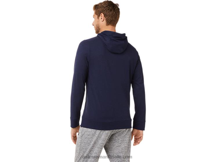 Asics peaton heather pulover tehnic pentru bărbați ZF4642028