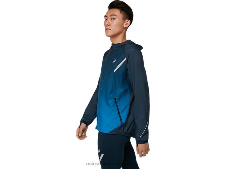 Asics albastru francez/albastru electric jachetă de spectacol pentru bărbați ZF4641673
