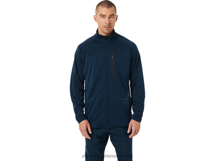 Asics albastru francez jachetă jacquard actibreeze pentru bărbați ZF4641503