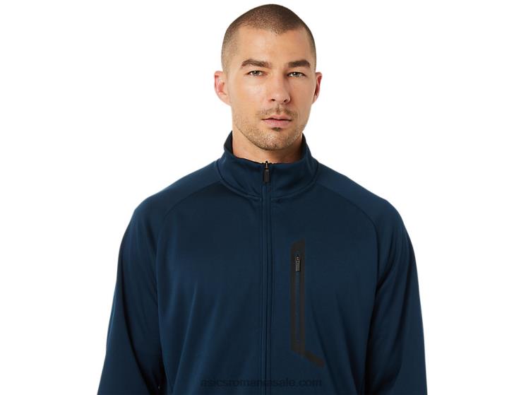 Asics albastru francez jachetă jacquard actibreeze pentru bărbați ZF4641503