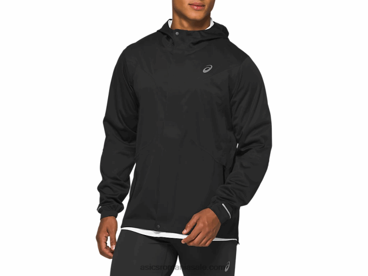 Asics negru de performanță jachetă accelerată pentru bărbați ZF4642098