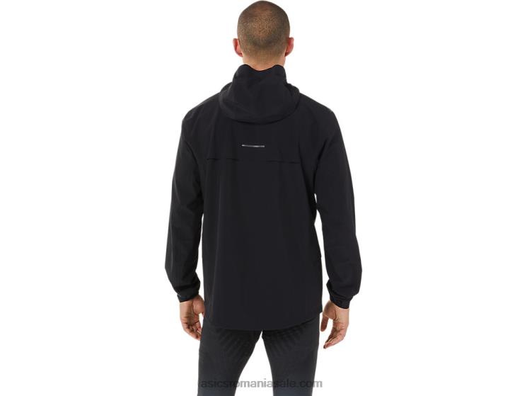 Asics negru de performanță jachetă accelerate impermeabilă 2.0 pentru bărbați ZF4641353