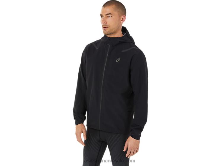 Asics negru de performanță jachetă accelerate impermeabilă 2.0 pentru bărbați ZF4641353
