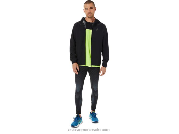 Asics negru de performanță jachetă accelerate impermeabilă 2.0 pentru bărbați ZF4641353