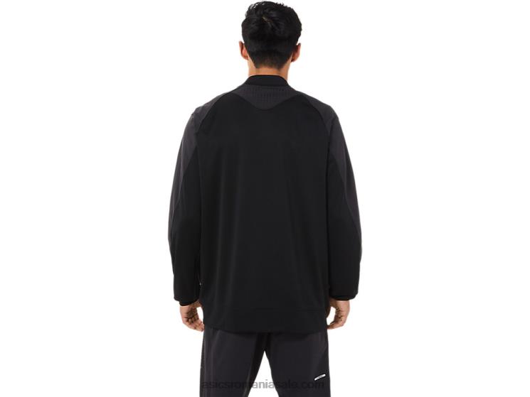 Asics negru de performanță jachetă hibridă pentru bărbați ZF4641434
