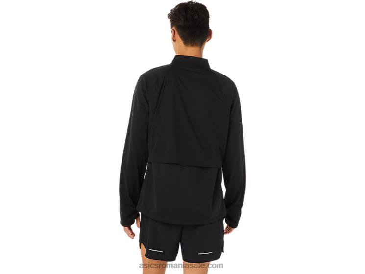 Asics negru de performanță jachetă lam bărbătească ZF4641624