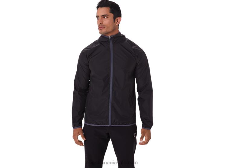 Asics negru de performanță jachetă pentru bărbați ZF4641793