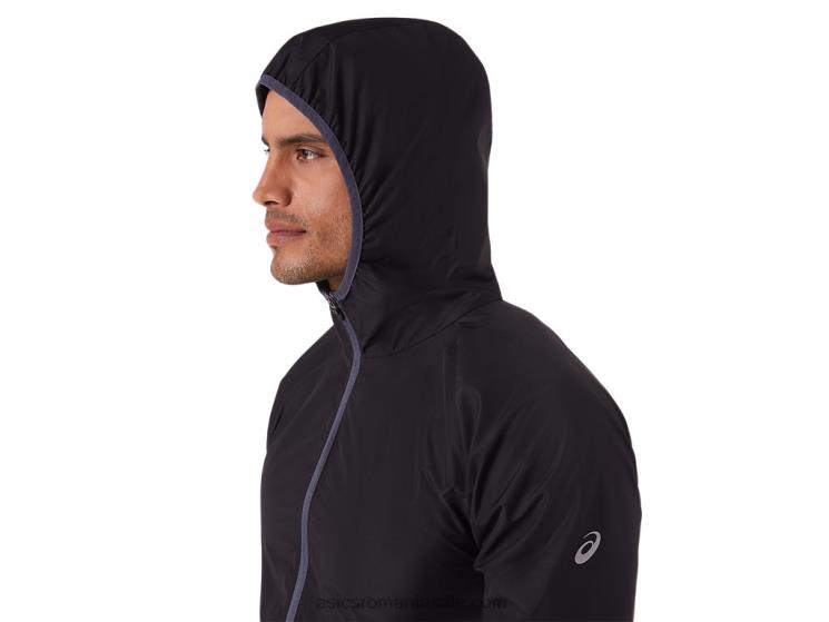 Asics negru de performanță jachetă pentru bărbați ZF4641793