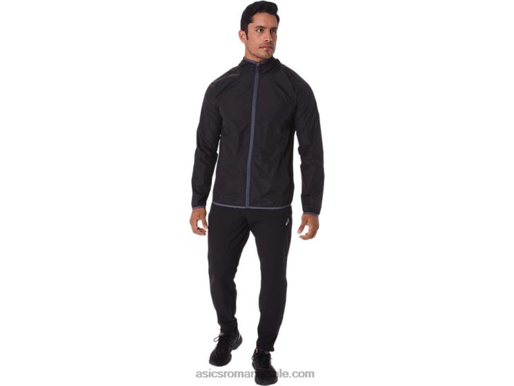 Asics negru de performanță jachetă pentru bărbați ZF4641793