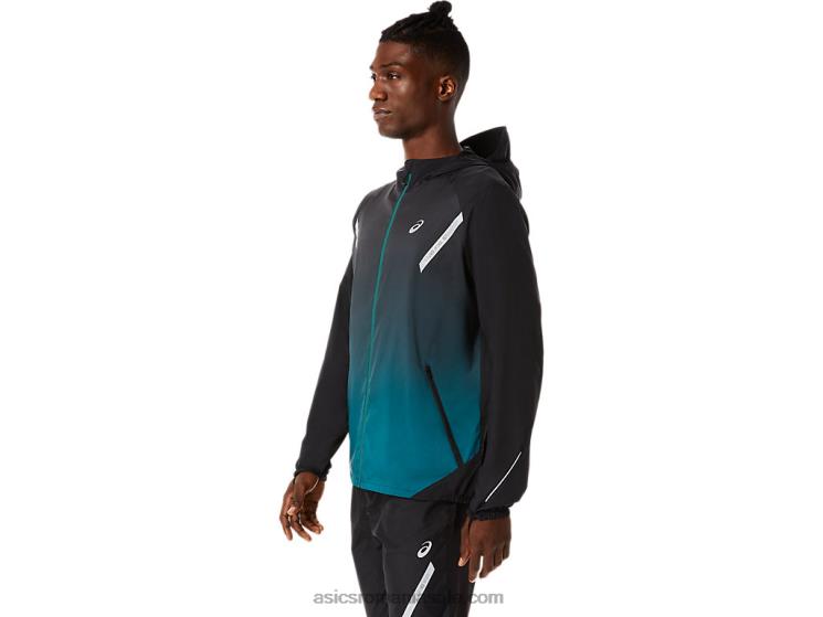 Asics performanță negru/pin catifea jachetă de spectacol pentru bărbați ZF464832