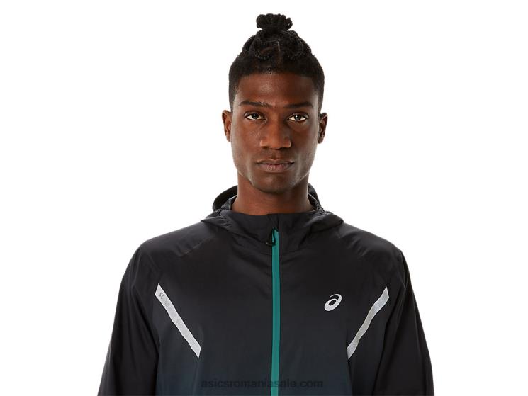 Asics performanță negru/pin catifea jachetă de spectacol pentru bărbați ZF464832