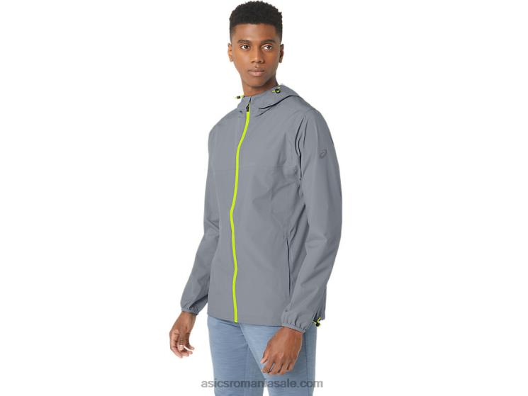 Asics piatră de foaie/coaja de lime jachetă impermeabilă pentru bărbați ZF464246