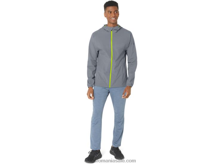 Asics piatră de foaie/coaja de lime jachetă impermeabilă pentru bărbați ZF464246
