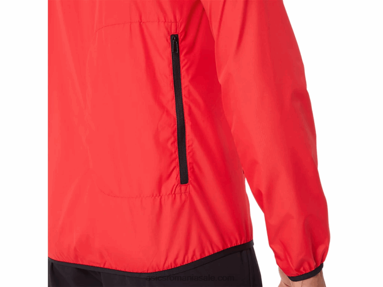 Asics roșu electric/negru jachetă pentru bărbați ZF4641822