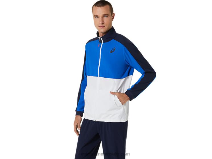 Asics ton albastru/miezul nopții jachetă de chibrit pentru bărbați ZF464533