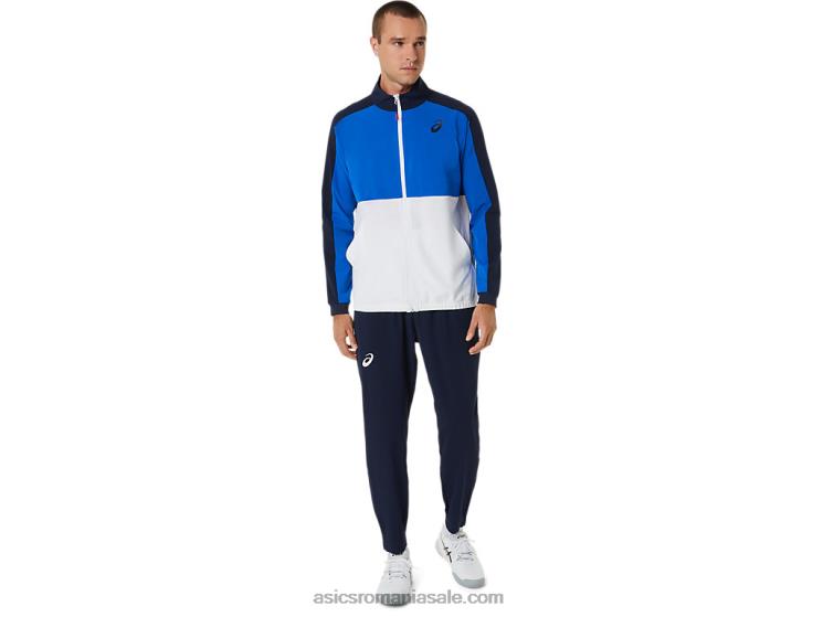 Asics ton albastru/miezul nopții jachetă de chibrit pentru bărbați ZF464533
