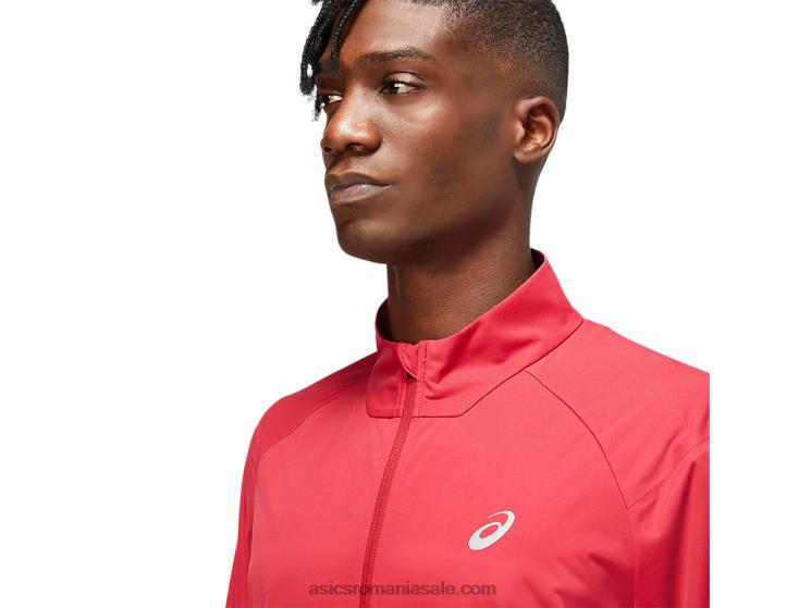 Asics visiniu/rosu electric jachetă ventilată pentru bărbați ZF4641783
