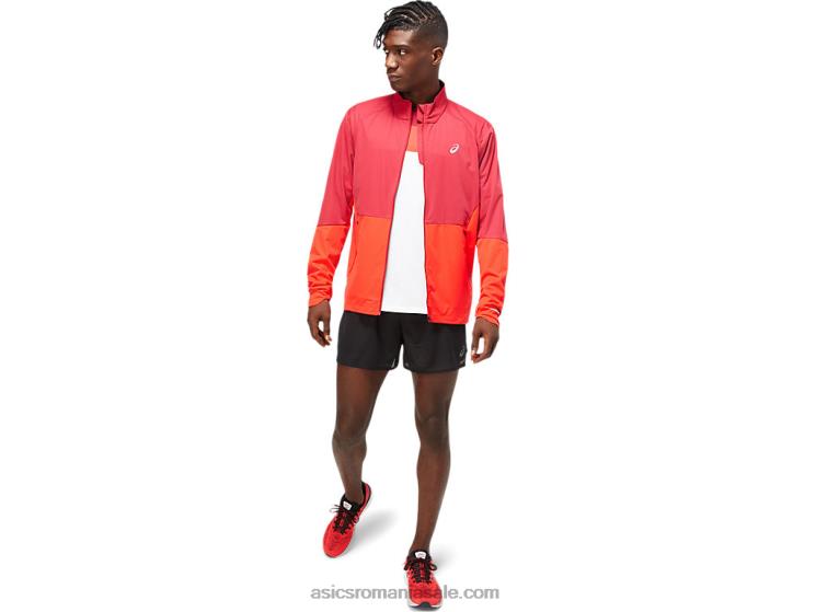 Asics visiniu/rosu electric jachetă ventilată pentru bărbați ZF4641783