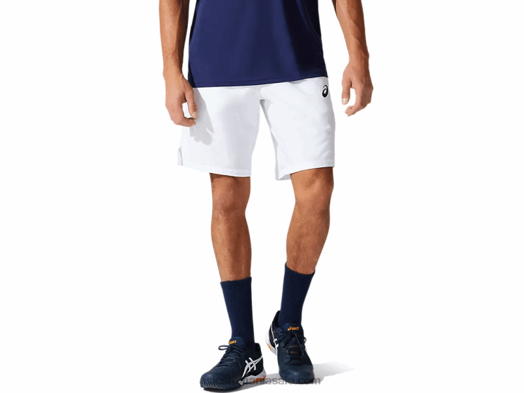 Asics alb strălucitor curte pentru bărbați 9 pe scurt ZF4641972