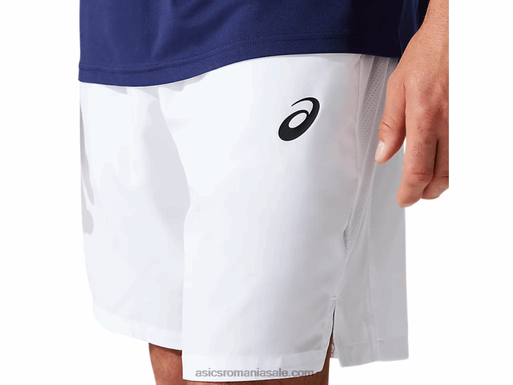 Asics alb strălucitor curte pentru bărbați 9 pe scurt ZF4641972