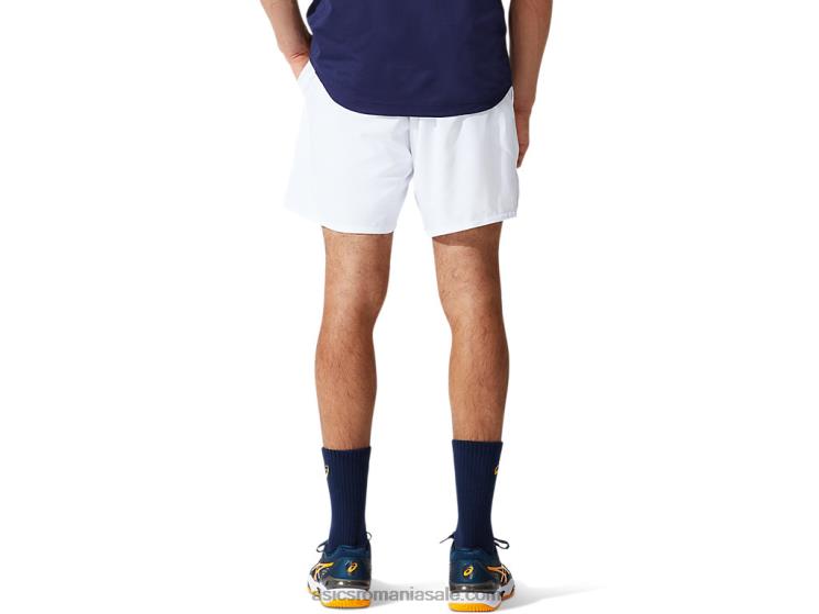 Asics alb strălucitor meci masculin 7 pe scurt ZF4641999