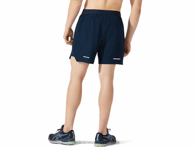 Asics albastru francez drum masculin 2-n-1 7in scurt ZF4641962