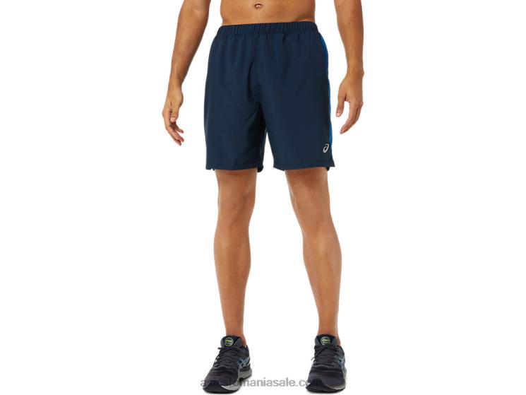 Asics albastru francez/lake drive gata pentru bărbați 7 în scurt ZF4641395