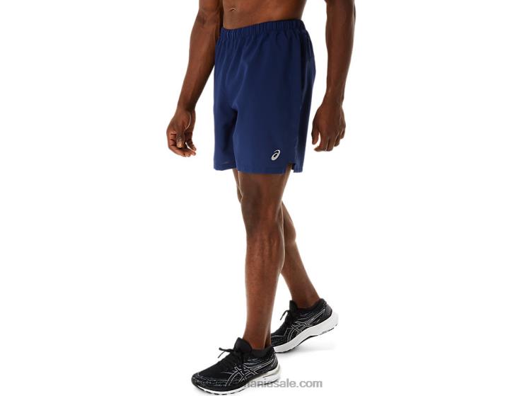 Asics albastru indigo gata pentru bărbați 7 în scurt ZF464207