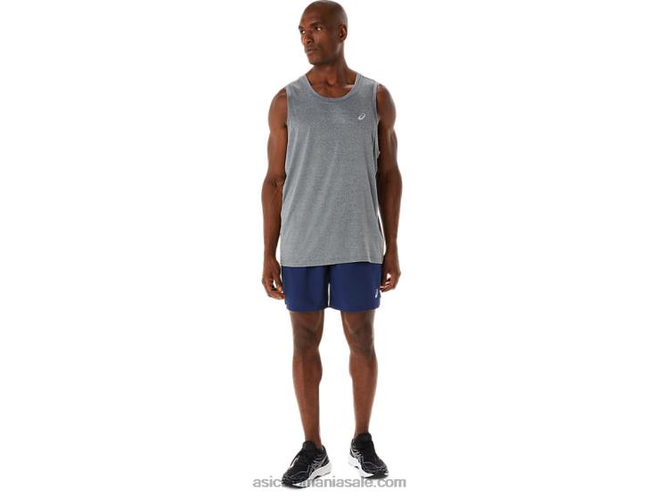Asics albastru indigo gata pentru bărbați 7 în scurt ZF464207
