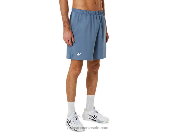 Asics albastru oțel curte pentru bărbați 9 pe scurt ZF464199