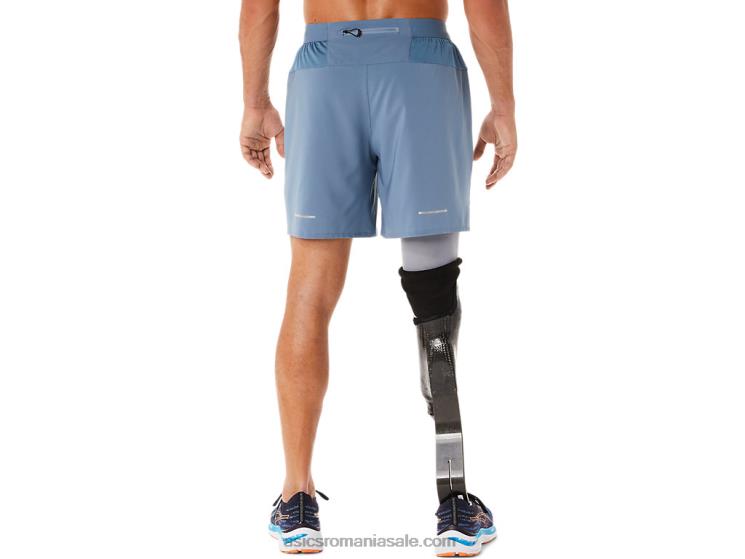 Asics albastru oțel drum masculin 7pe scurt ZF46432