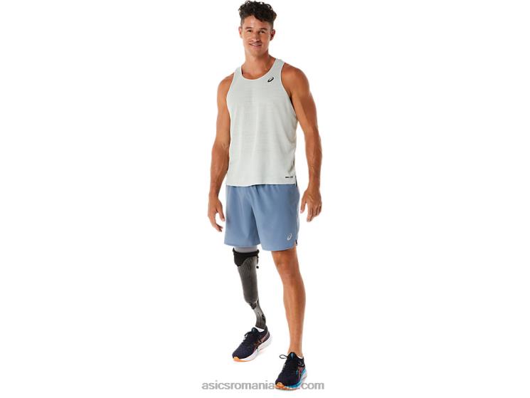 Asics albastru oțel drum masculin 7pe scurt ZF46432