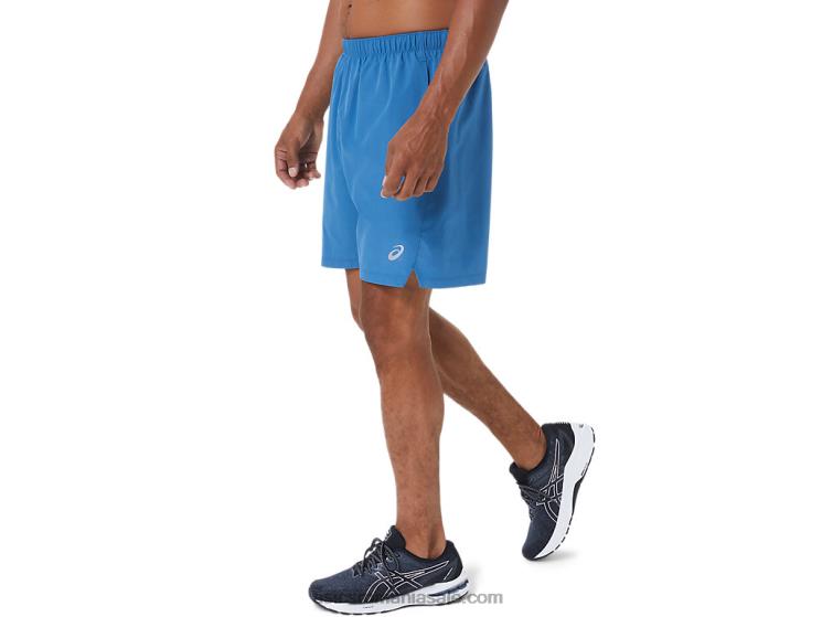 Asics azur/gri purtător pantalon scurt 7 în 2 în 1 pentru bărbați ZF4641133