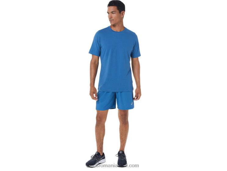Asics azur/gri purtător pantalon scurt 7 în 2 în 1 pentru bărbați ZF4641133