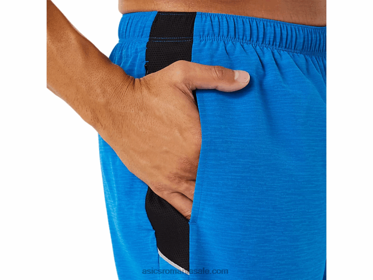 Asics colorant spațial albastru electric pantaloni scurți pentru bărbați 7in pr lyte ZF4641809