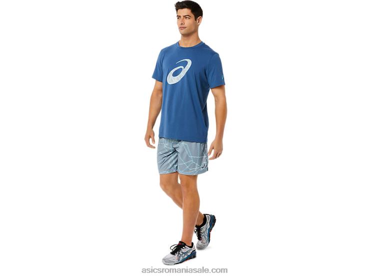 Asics foaie de piatră pantaloni scurți cu imprimeu de sezon pentru bărbați ZF4641437