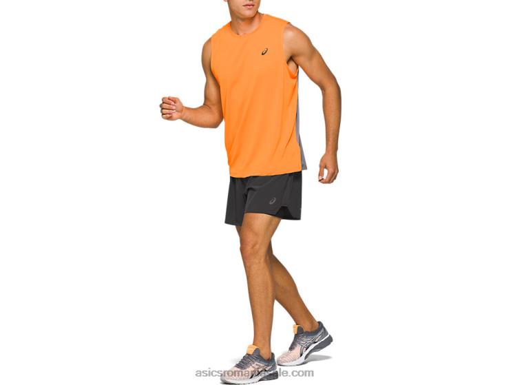 Asics gri grafit drum masculin 2-n-1 5in scurt ZF4641790