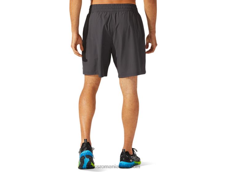 Asics gri grafit pantaloni scurti tren țesut de 7 inci pentru bărbați ZF4641786
