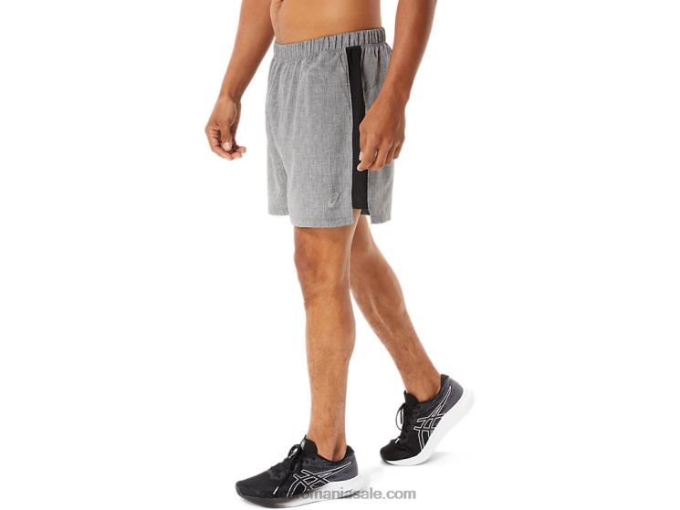 Asics gri închis negru/negru set gata pentru bărbați 5 în scurt ZF464974