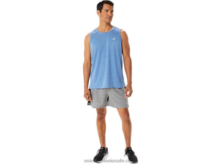 Asics gri închis negru/negru set gata pentru bărbați 5 în scurt ZF464974